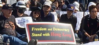 直播粤语翻译国语【香港9.28雨伞运动五周年集会】---小池塘直播09/28/19 featured image